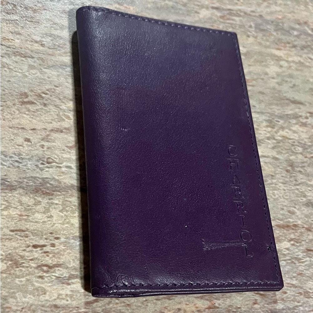 Charriol by Philippe Charriol purple folded card holder